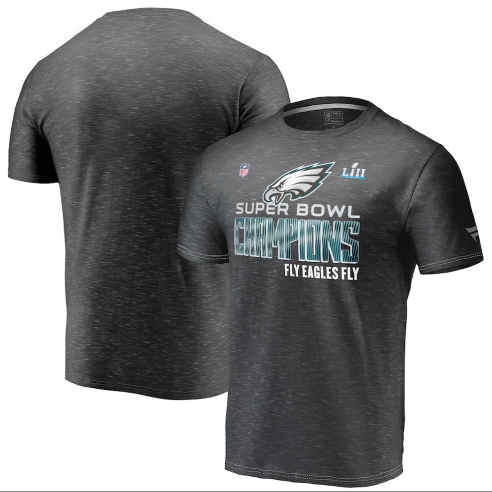 Philadelphia Eagles NFL Super Bowl LII Champions T-Shirt Black Men’s Small 52 S